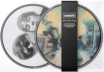 OASIS DEFINITELY MAYBE PICTURE DISC DOUBLE VINYL (25th Anniversary