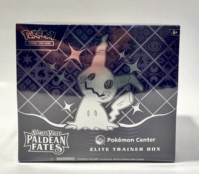 Paldean Fates Pokemon Center Elite Trainer Box ETB Sealed Scarlet