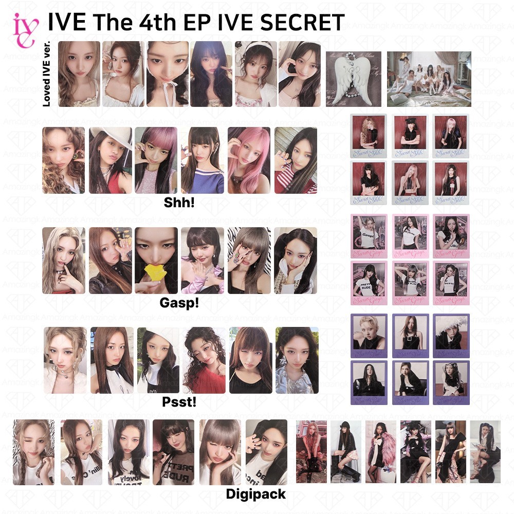 IVE 4th EP Album IVE SECRET Loved IVE / Photobook ver. Official