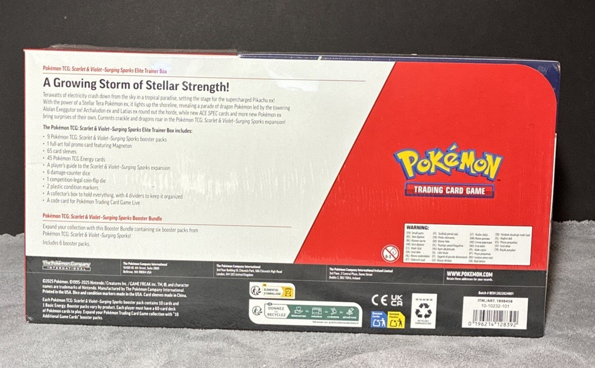 ✓ Pokemon Surging Sparks ETB & Booster Bundle Costco 2-pack