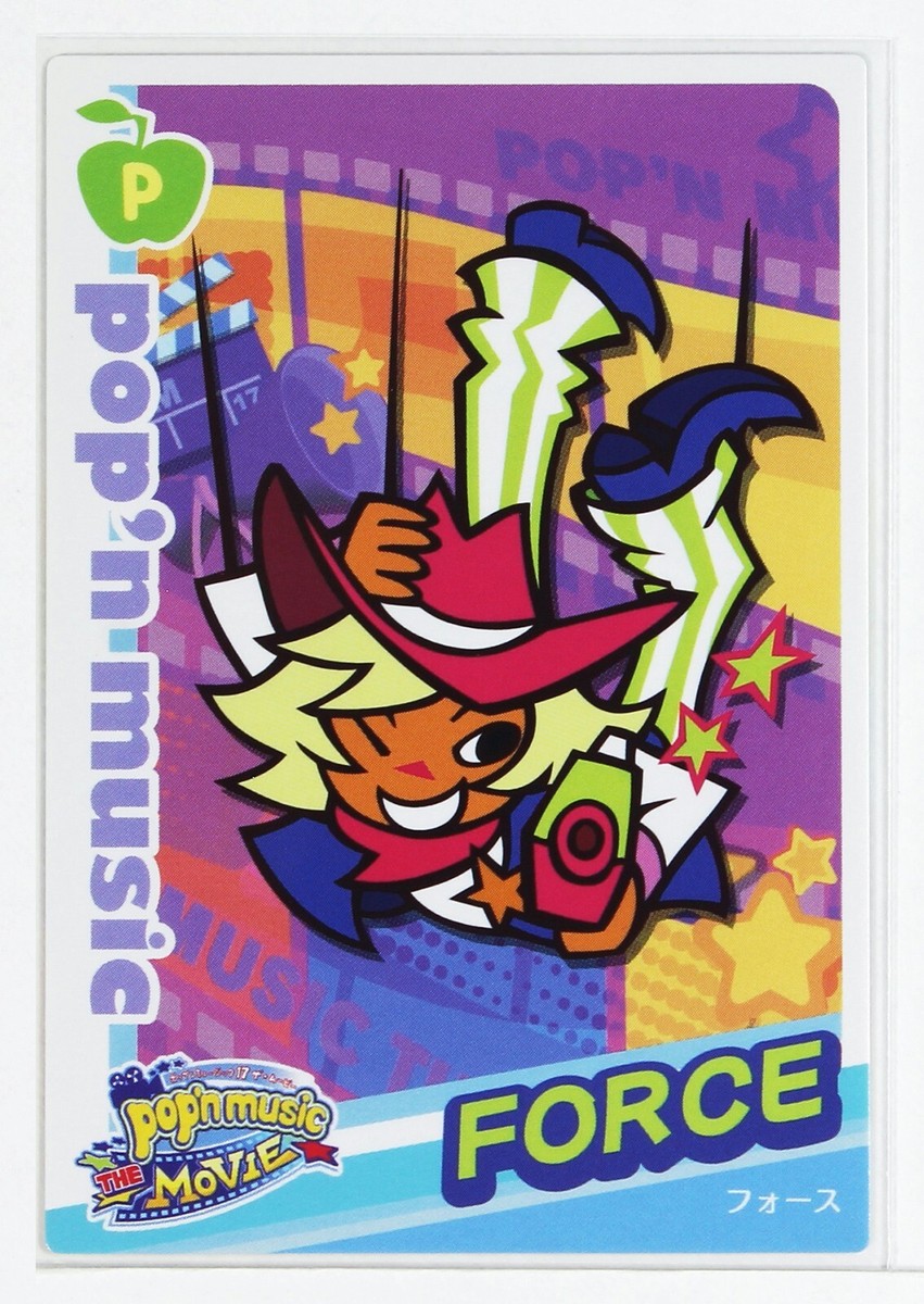 Pop'n Music Card PH21N026 Force KONAMI Japan Game Character | eBay