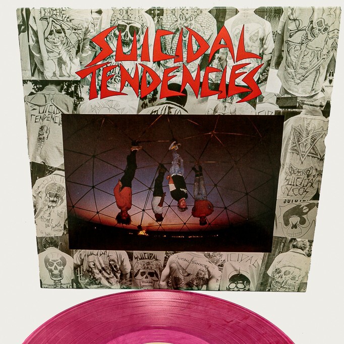 Suicidal Tendencies Self Titled 1983 Album MAGENTA VINYL LP