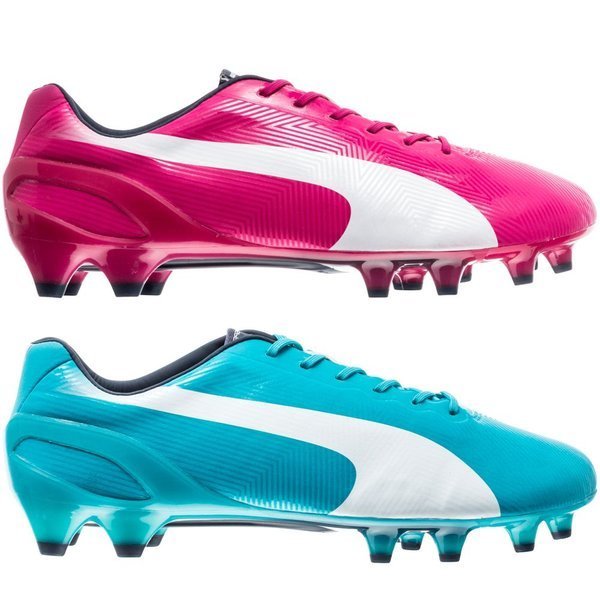 Puma Evo Speed 1.2 Tricks FG Bluebird Beetroot Purple Soccer