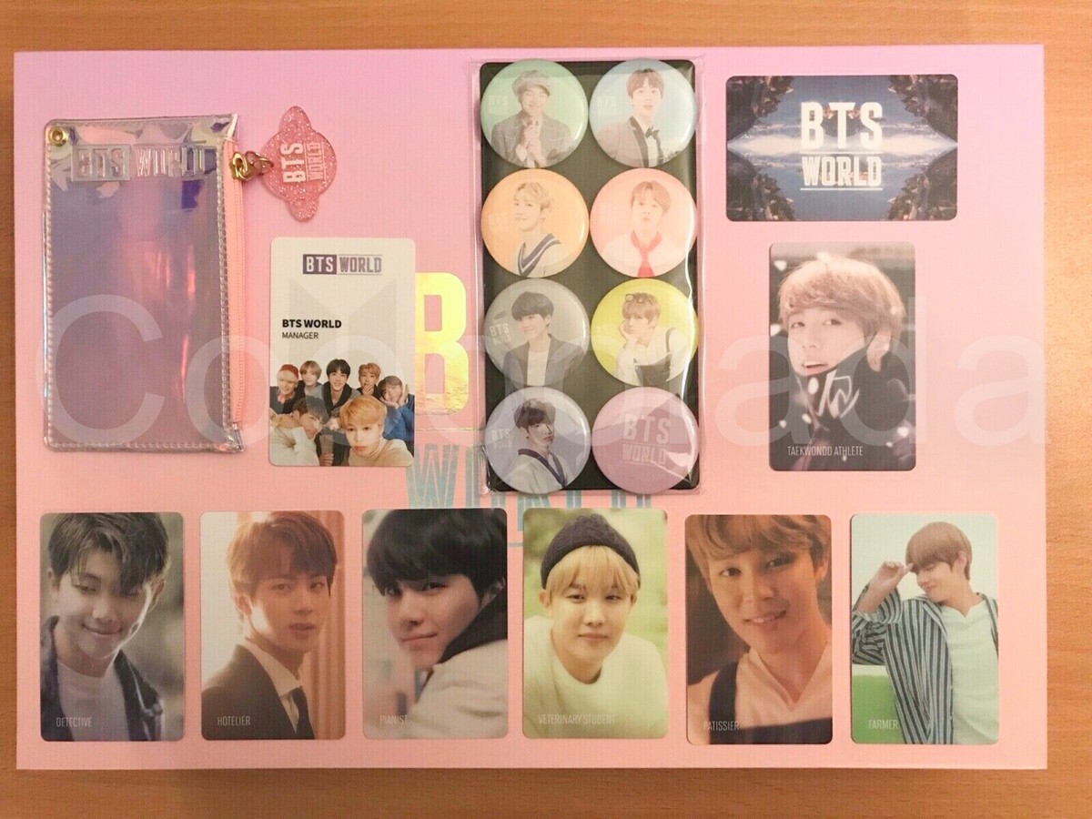 BTS World OST Limited Edition OFFICIAL Photocard Magnet Manager ID