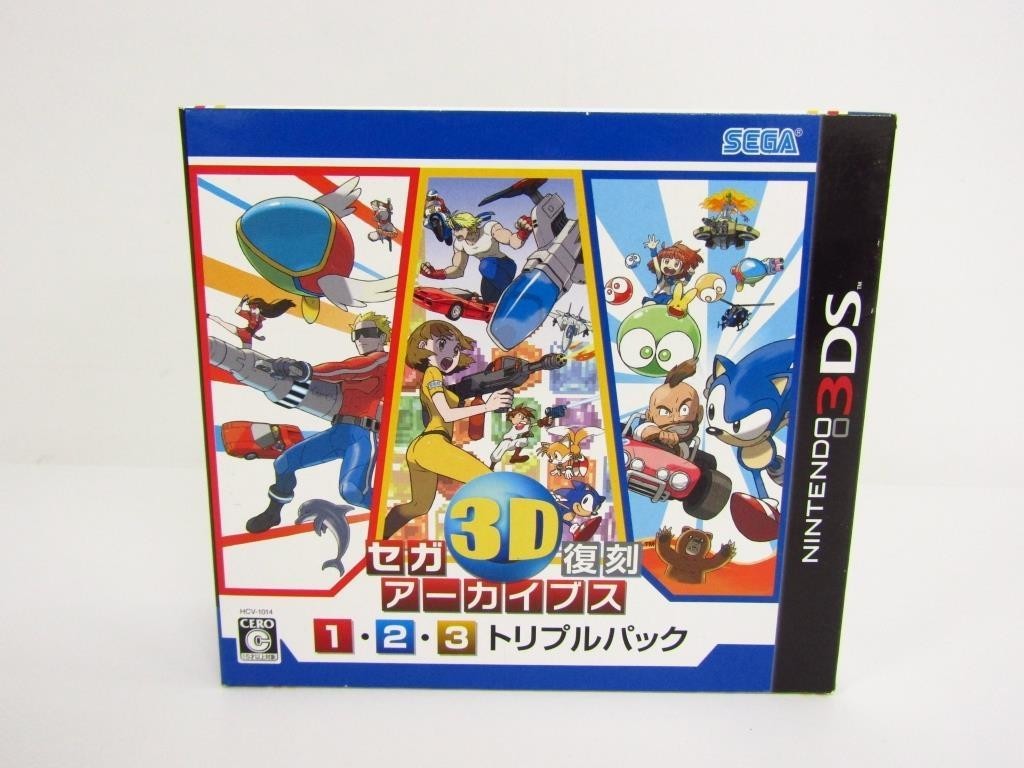 Nintendo 3DS Sega 3D Classics Collection 1 2 3 Triple Pack