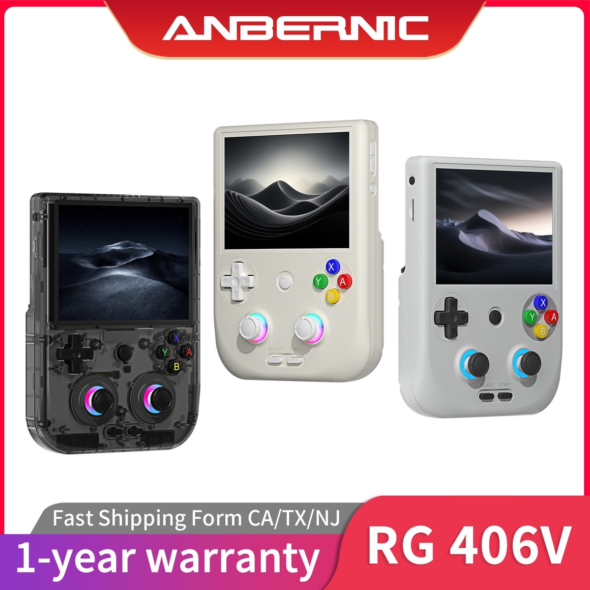 ANBERNIC RG406V Retro Game Console Android 13 WI-FI Console 4