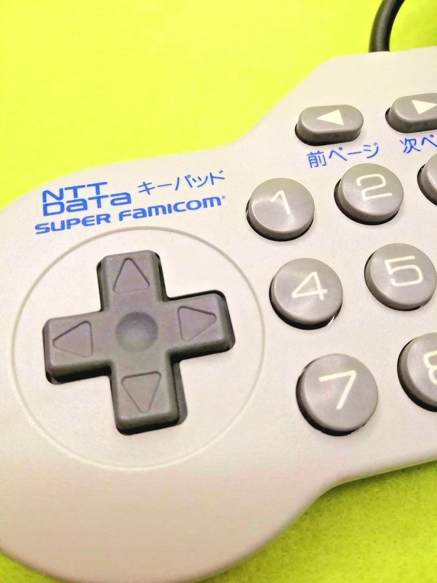 Super Famicom NTT Data Keypad Controller NDK10 Nintendo Japan SNES