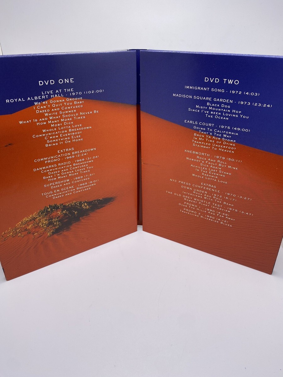 Led Zeppelin 2003 DVD 2-Disc Set Live in Concert DVDs 603497019823