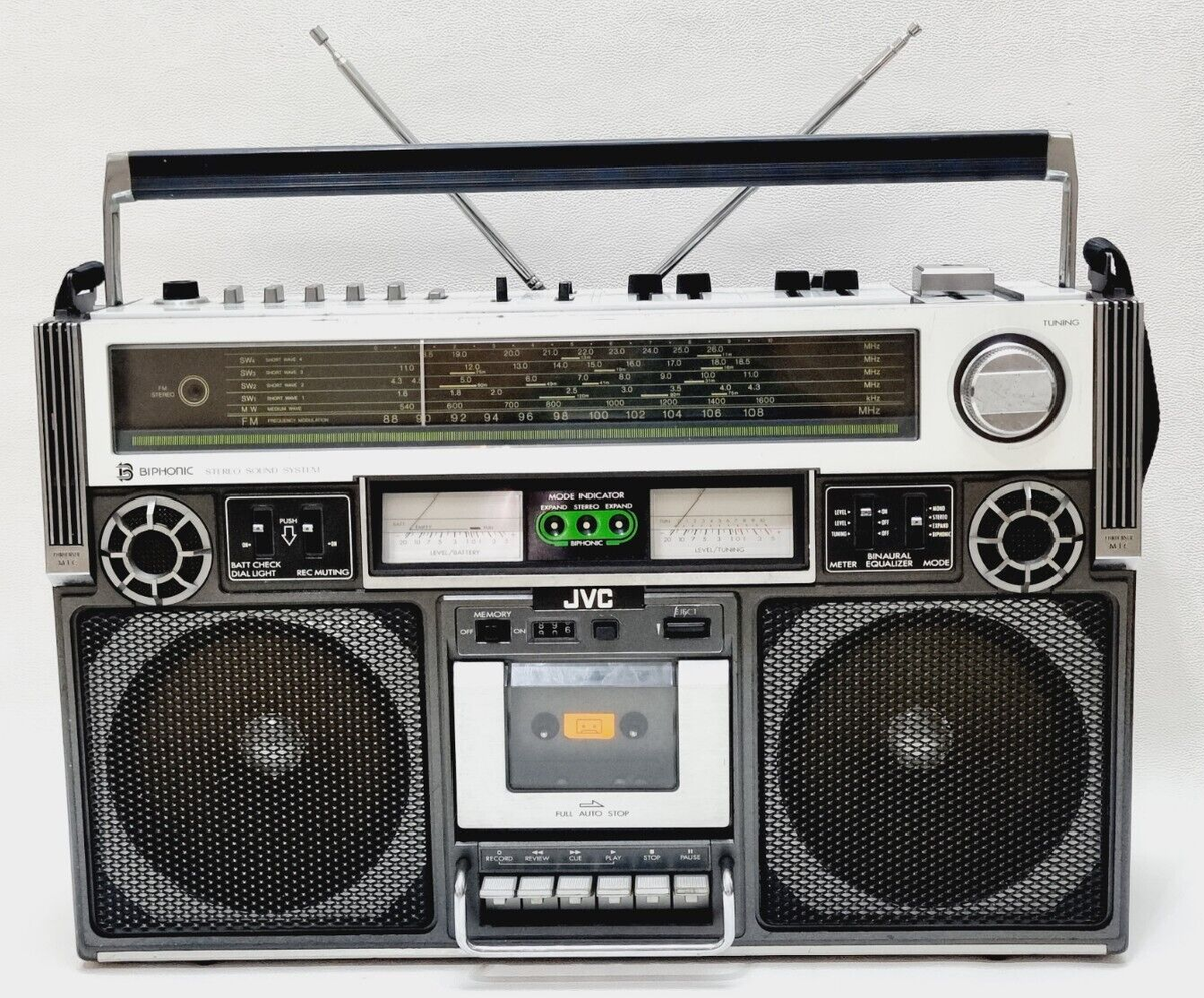 希少 Victor RC-M70 FM/AMステレオラジオカセットレコーダー