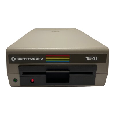 Vintage Commodore 1541 Computer Floppy Disk Drive - Turns On - Not