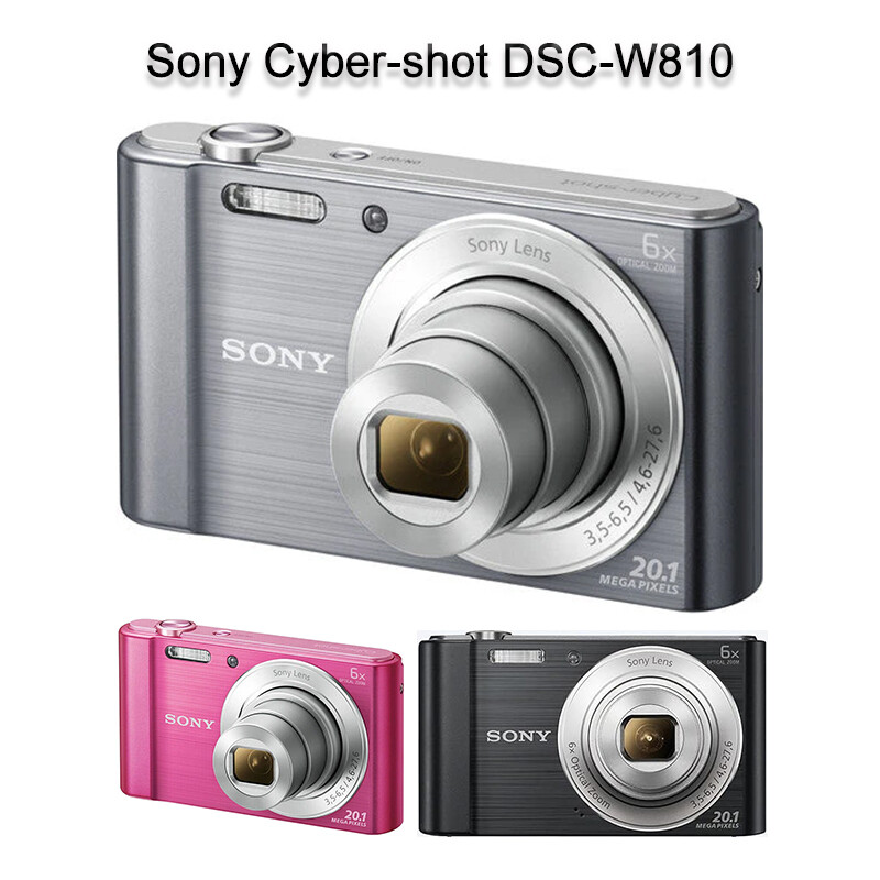 Sony Cyber-shot DSC-W810 20.1MP Compact Digital Camera -Silver