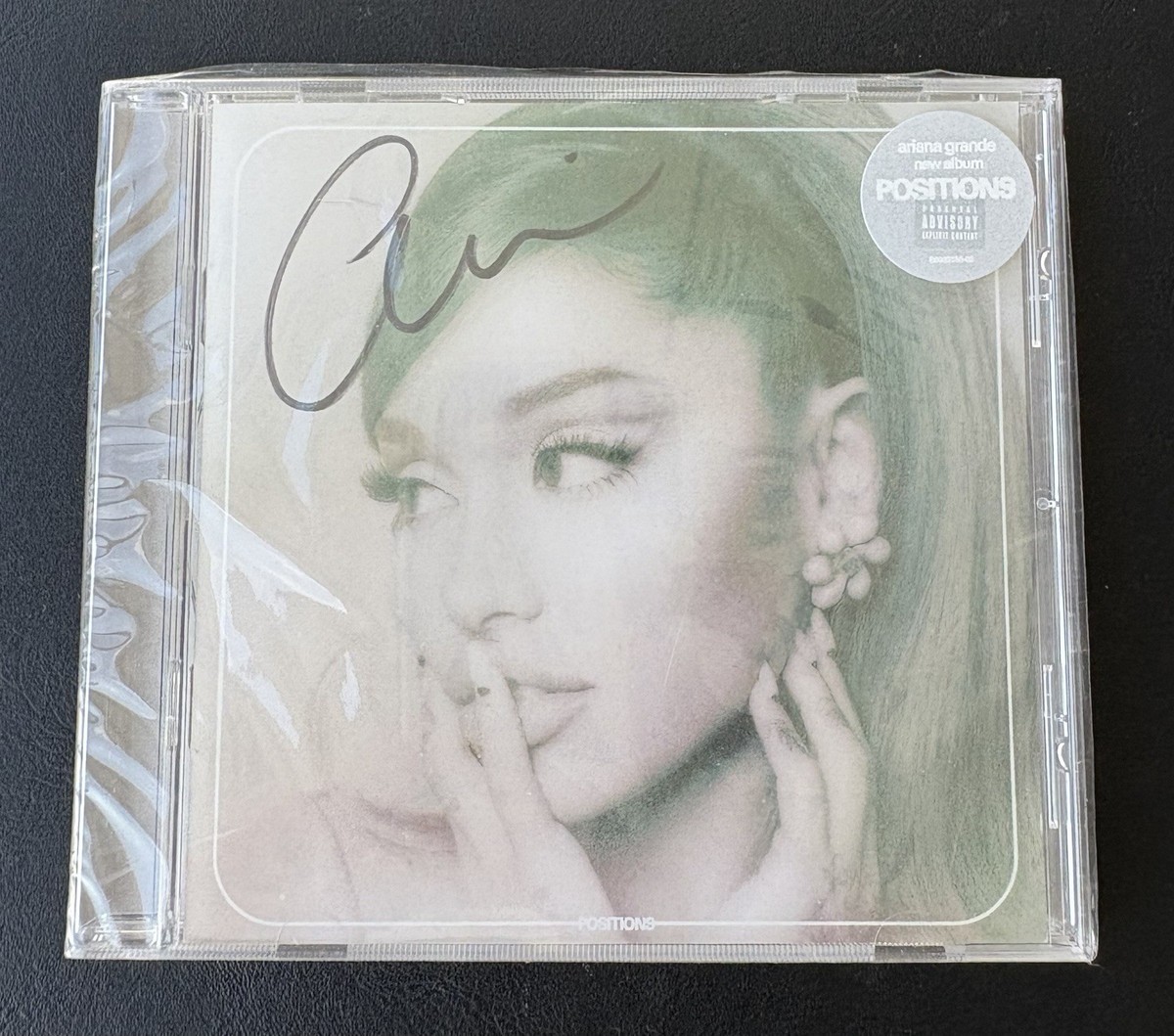 Ariana Grande Signed Positions Rare Brand New CD Autographed Album