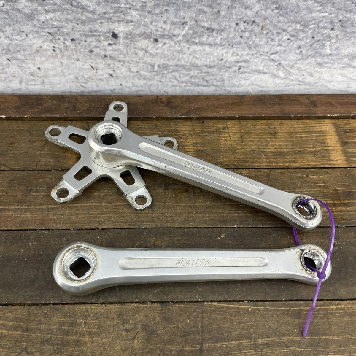 Vintage Sugino ROAD VX Crankset 170mm Japan 5-Bolt 110 BCD Old BMX