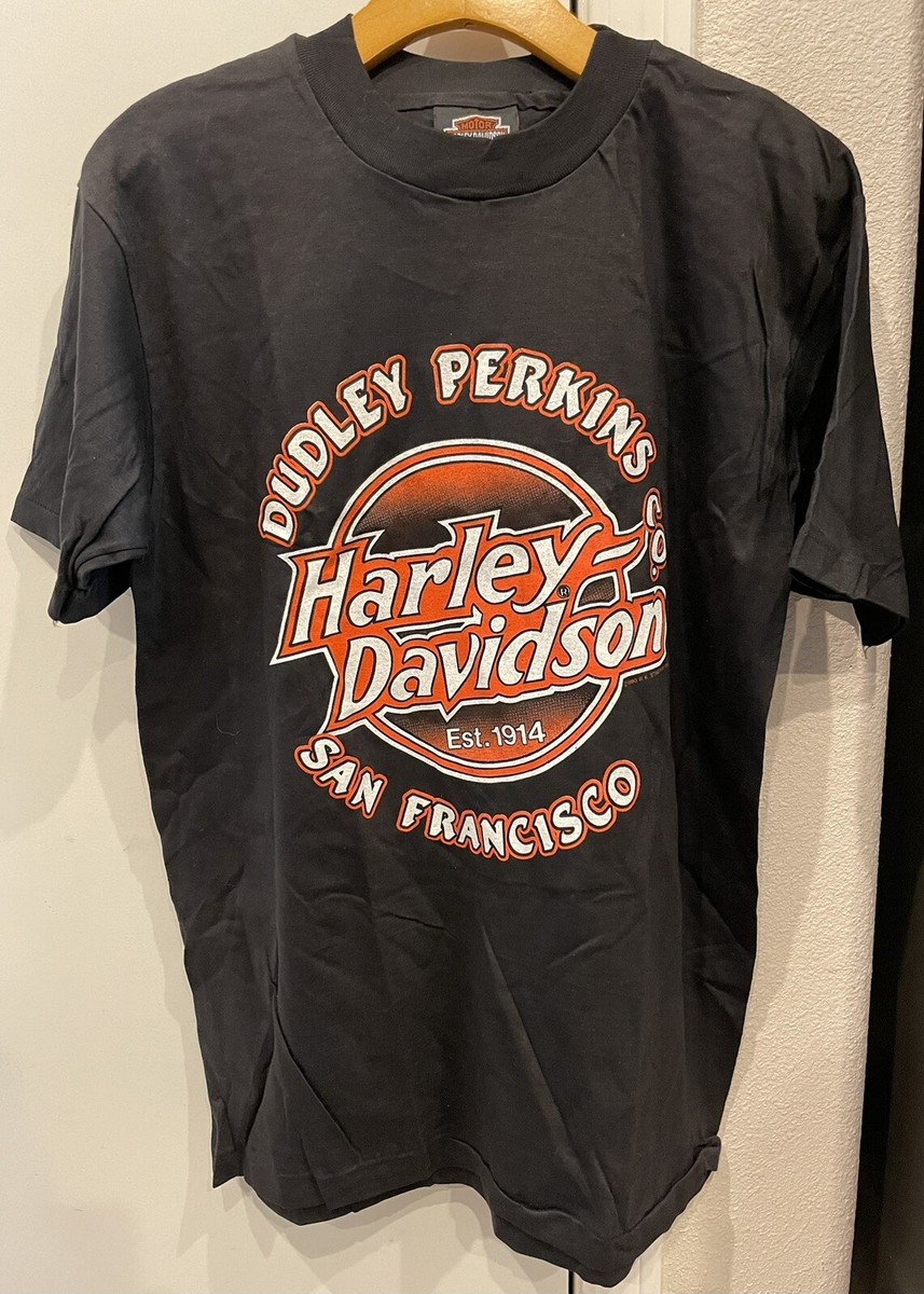 VTG 1990 Harley Davidson San Francisco Dudley Perkins T-shirt