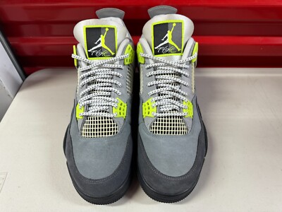 NEW Nike Air Jordan 4 Retro SE Mid Neon 95 Cool Grey Volt CT5342