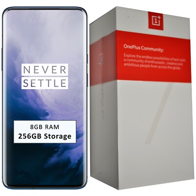 New OnePlus 7 PRO Dual-SIM 256GB/8GB RAM Nebula Blue Factory