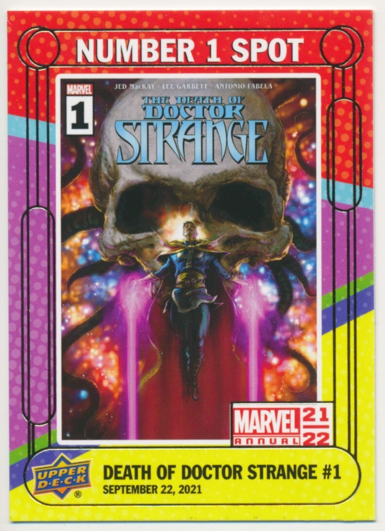 N1S-17 DEATH DOCTOR STRANGE #1 2021-22 Upper Deck Marvel Annual