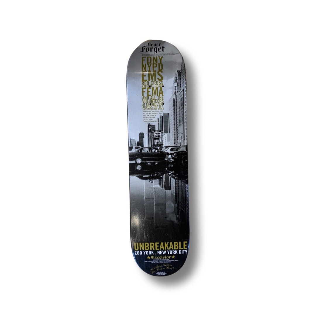 Skateboard ￼Zoo York Never Forget 911 | eBay