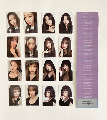 aespa Concert SYNK HYPER LINE Fortune Scratch Official Photocard