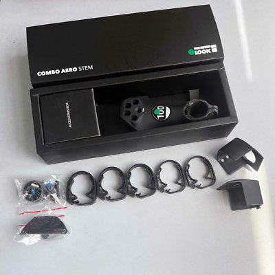 Look Combo Aero 7Degree Carbon Stem (Stealth) For Look 795 Blade