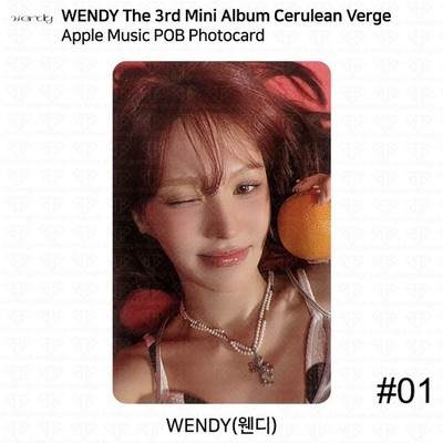 RED VELVET WENDY The 3rd Mini Album Cerulean Verge POB Photocard