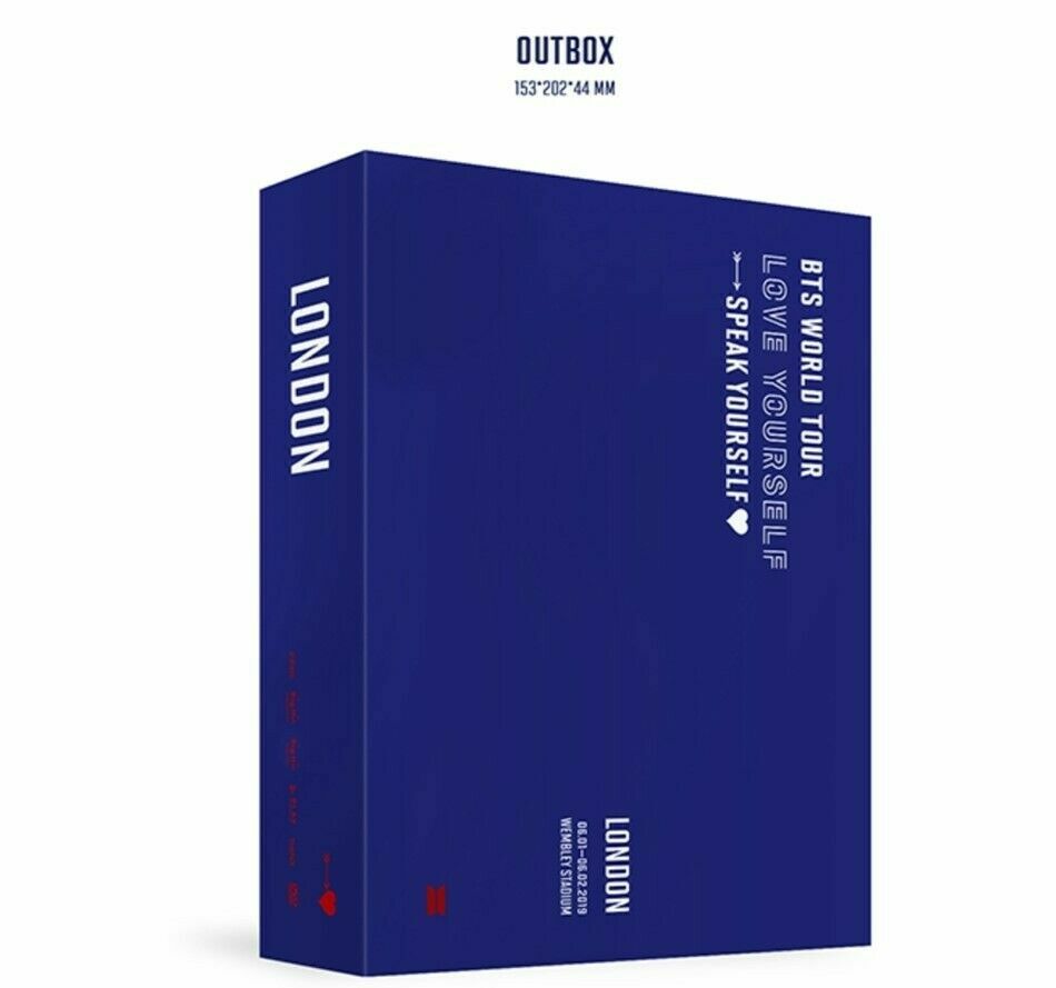 BTS World Tour Love Yourself London DVD Full Package Opened/ No