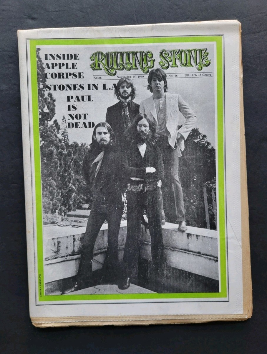 Rolling Stone Magazine Issue 46 November 15 1969 The Beatles