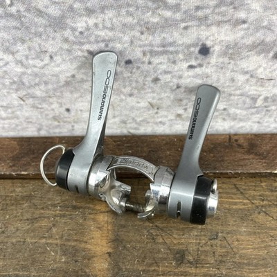 Vintage Shimano 600 Ultegra SL-6400 Downtube Shifters 7 Speed