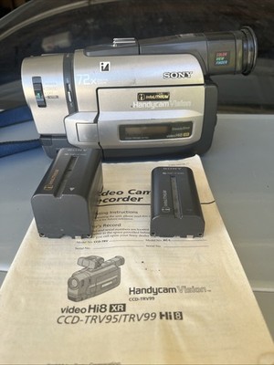 Sony CCD-TRV95 8mm Hi8 Video Camera Night Shot Digital Handycam