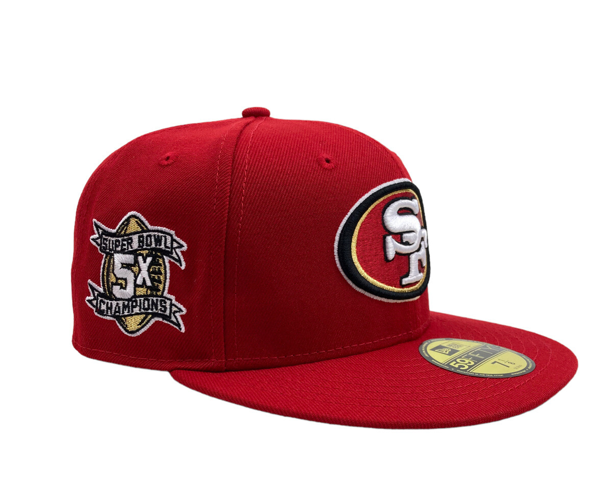New Era San Francisco 49ers Super bowl 5x champions 59Fifty fitted