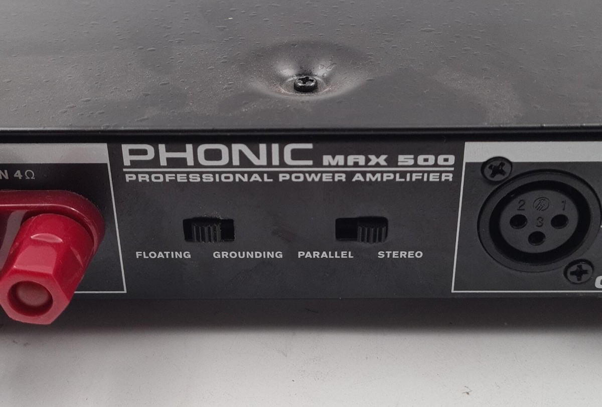 PHONIC MAX 500 Professional Power Amplifier | eBay