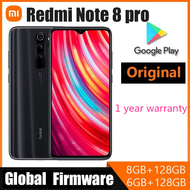 Xiaomi Redmi Note 8 Pro 64GB 128GB 64MP Dual Sim Global version