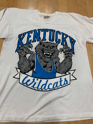Vintage Kentucky 1970s Wildcats College Basketball Logo Sport