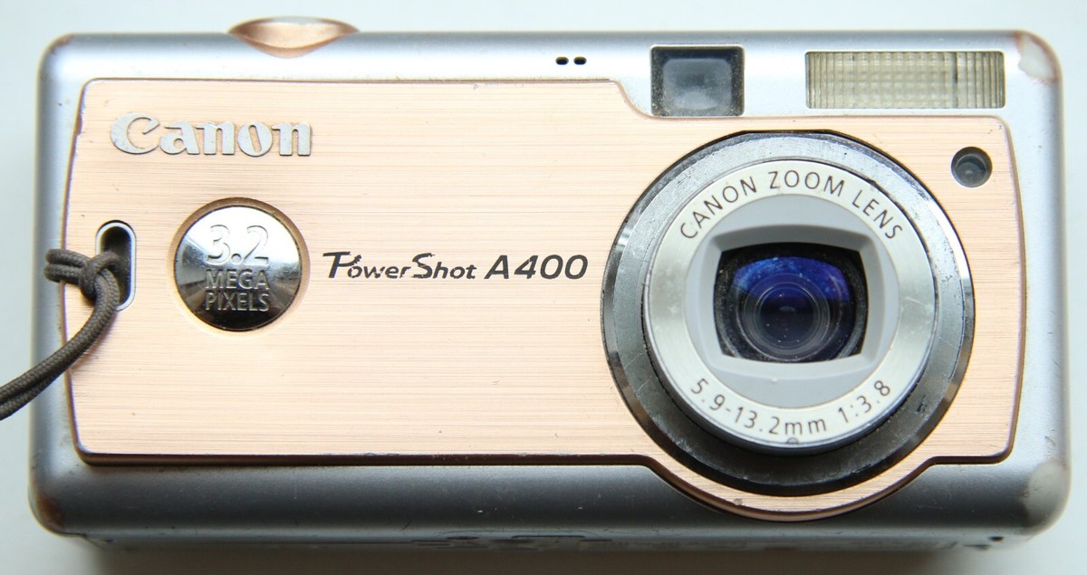 Canon PowerShot A400 3.2MP Compact Digital Camera Silver Bronze