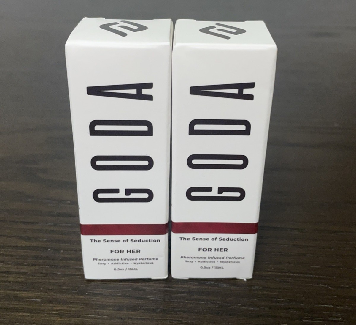 2 Goda For Her Pheromone Infused Perfume 0.5 fl oz 15ml Vegan