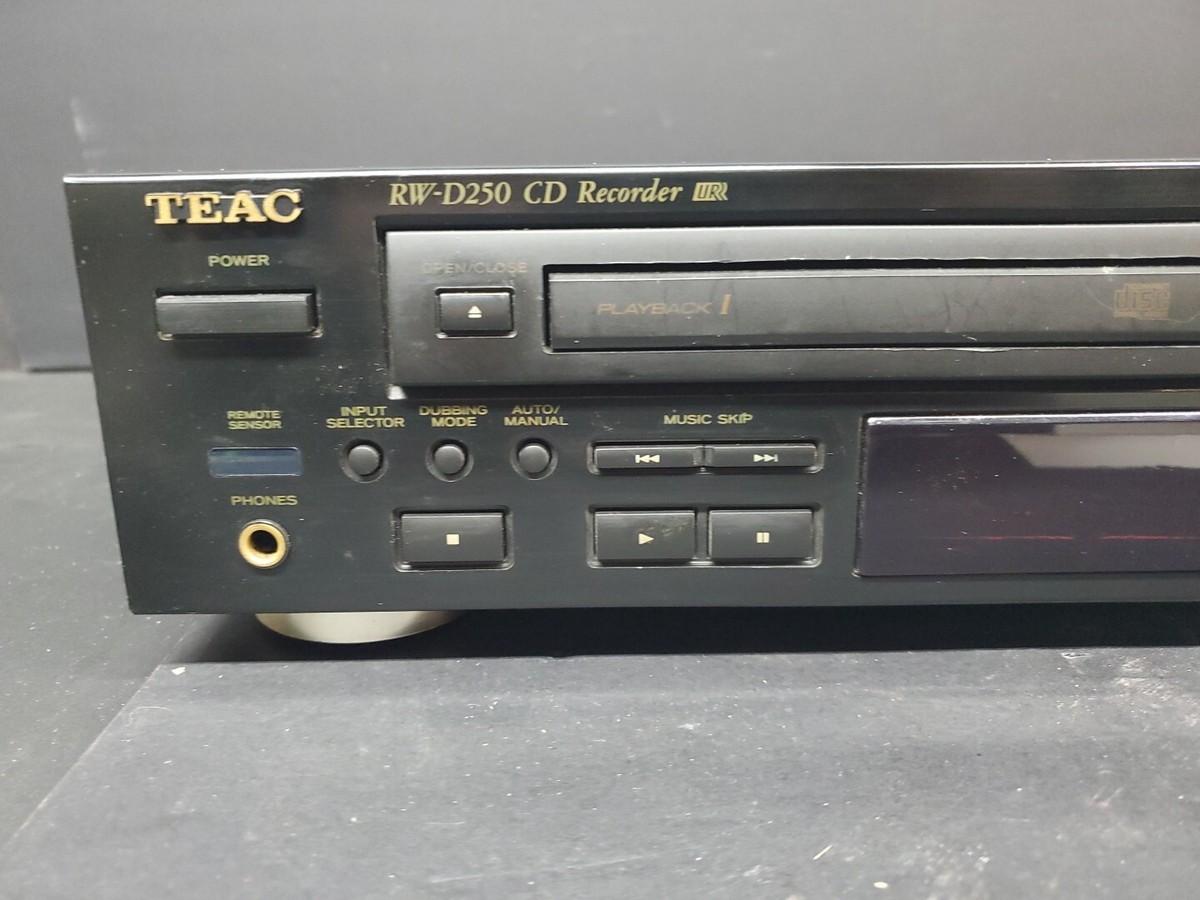 TEAC RW-D250 Double Deck CD player/Recorder Double Speed Dubbing