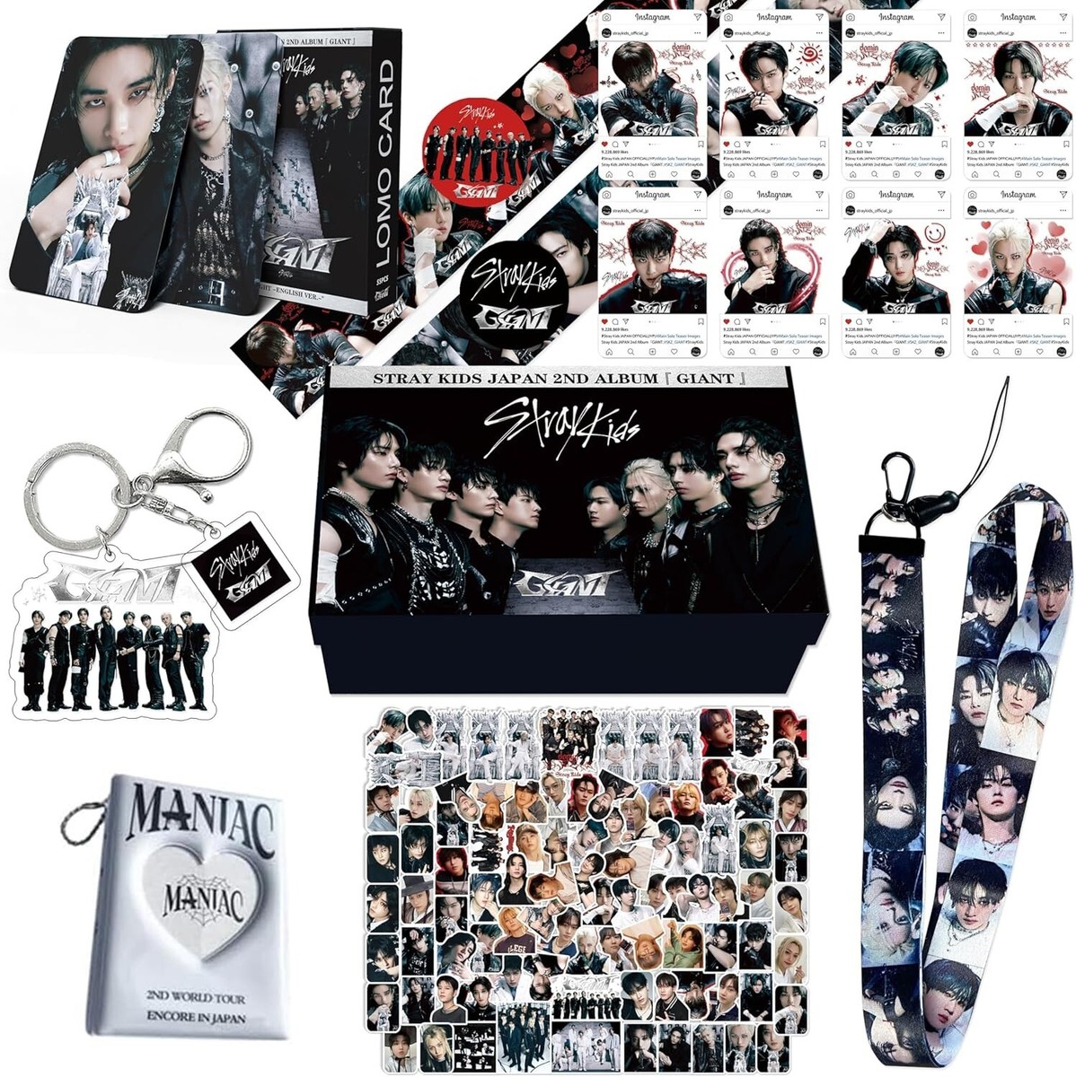 Stray Kids Giant Gift Box - Album Merch Gift Box Set with Card