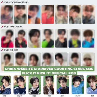 KICKFLIP JAPAN CHINA WEBSITE STARRIVER COUNTING STARS KMS OFFICIAL