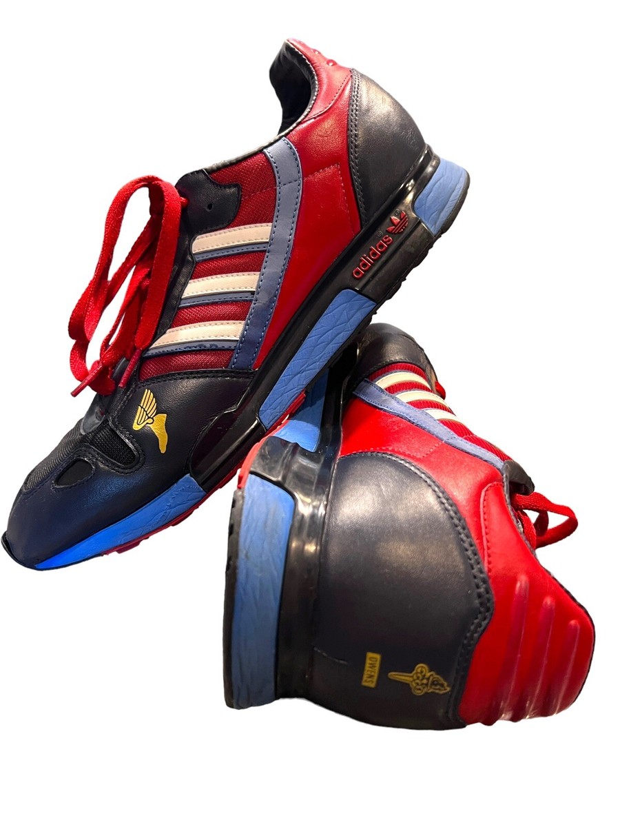 ADIDAS 2008 ZX 800 JESSE OWENS 1936 USA OLYMPIC NAVY BLUE RED