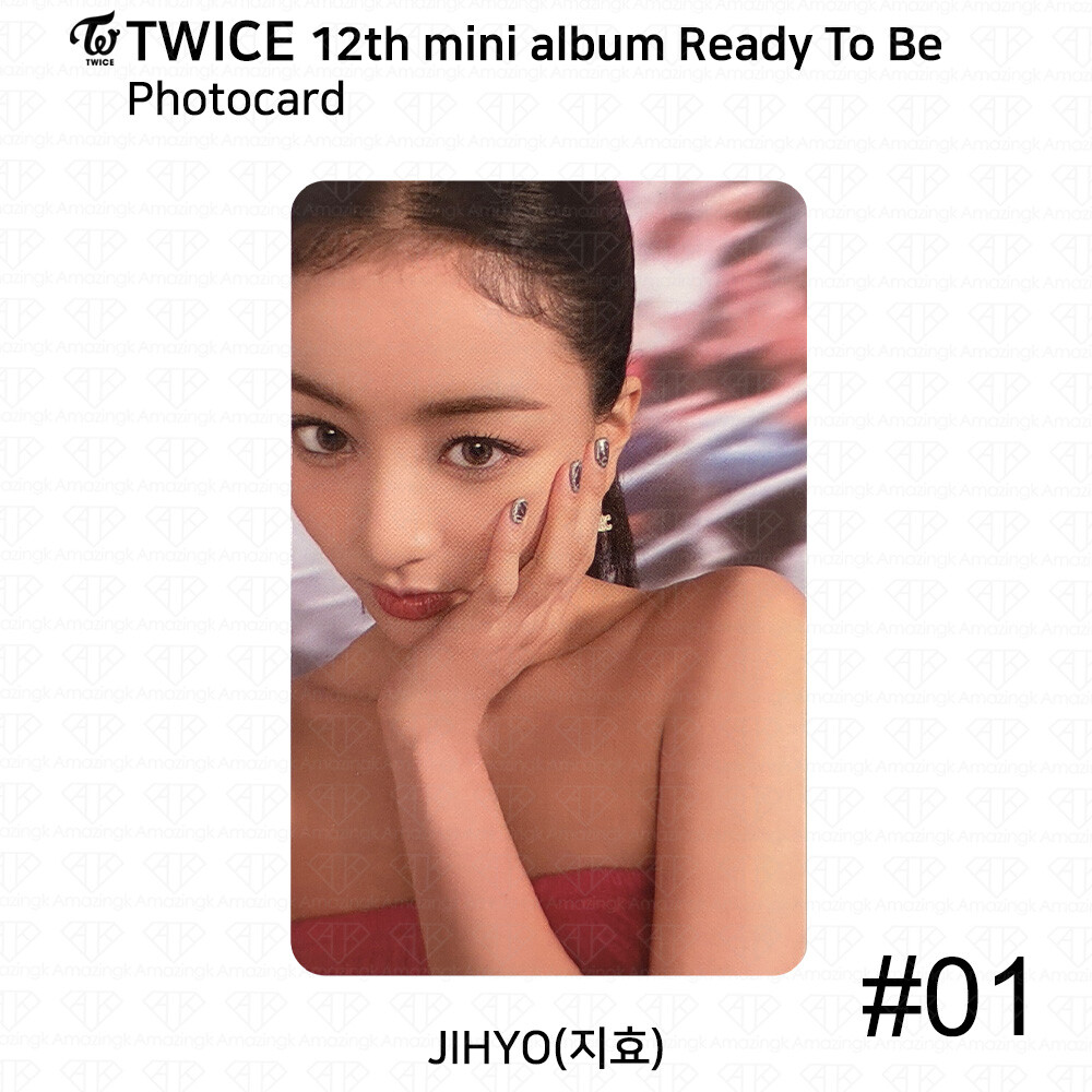 TWICE 12th Mini Album Ready To Be Photocard Message Card Poster