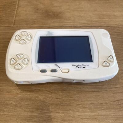 WonderSwan Color Final Fantasy Pearl White Console Only Bandai