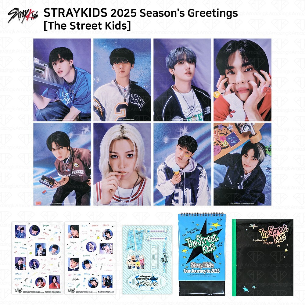 Stray Kids 2025 Season's Greetings The Street Kids Mini Poster
