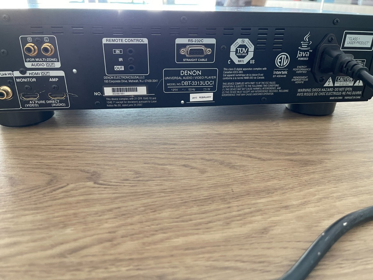 DENON DBT-3313UD universal bd player Condition: Used - FULL TESTED