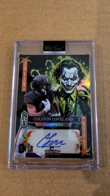 Colston Loveland TRUE 1/1 Auto National Exclusive Wild Card Jokers