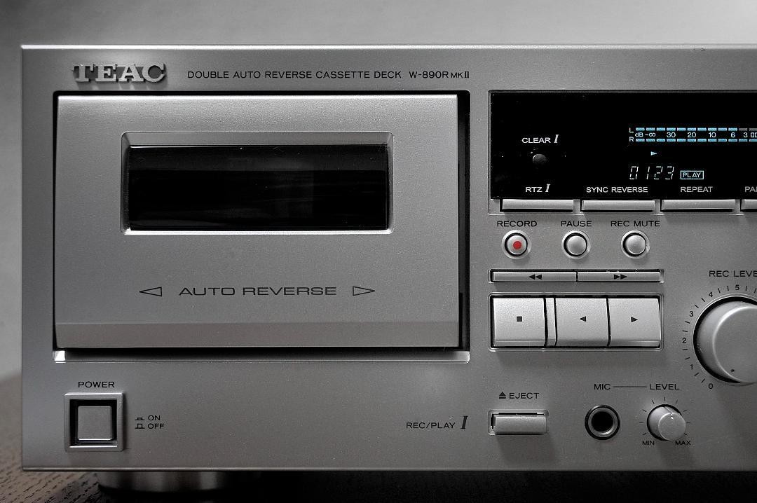 TEAC W-890R MKⅡ W-890R MK2 ダブルオートリバースカセットデッキ
