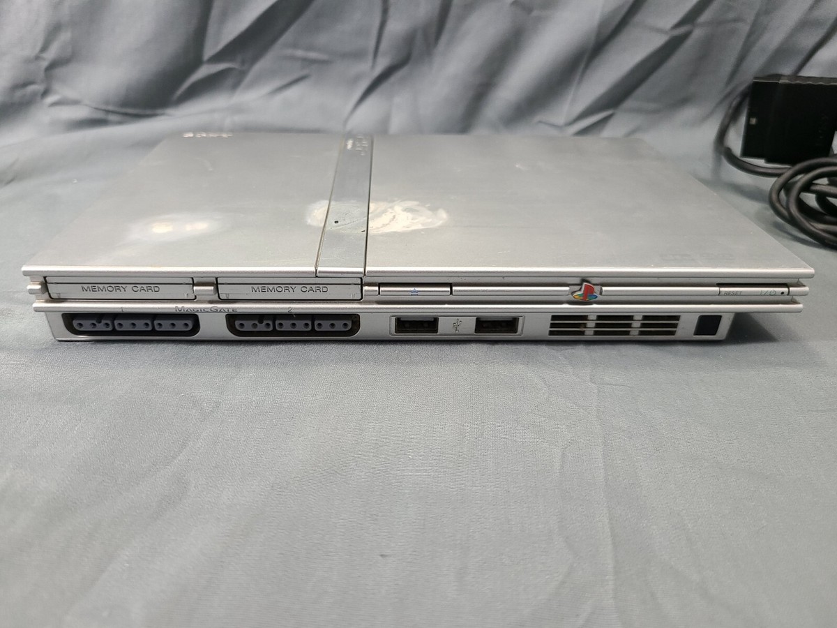 Sony CPH-77001 PlayStation 2 Slim Console - Satin Silver. Japan