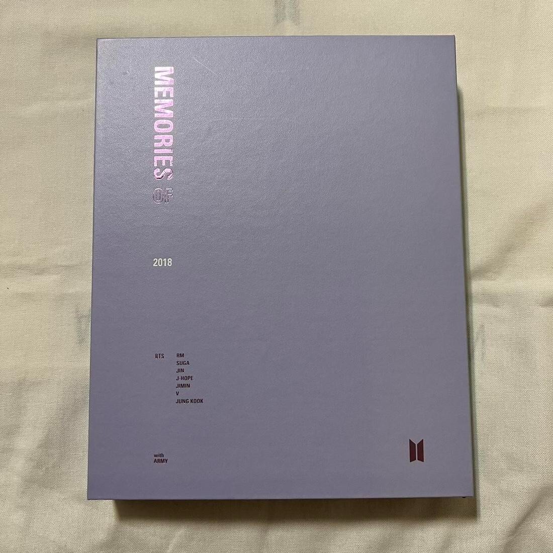 BTS Memories Of 2018 DVD + Photobook SET without Photocard +