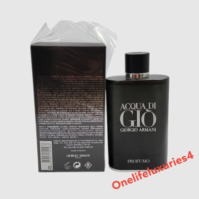 Acqua Di Gio Profumo by Giorgio Armani 6.08 oz Parfum Cologne for