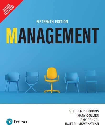 Management 15th Edition By Stephen P. Robbins and Mary A. Coulter