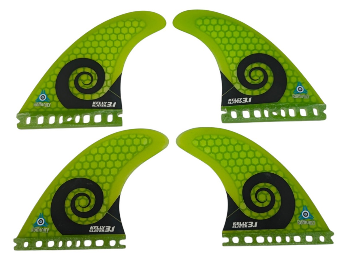 komunity Kelly Slater 3.1トライフィン セット FCS komunity Kelly